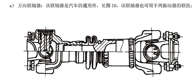 電動機(jī)通過聯(lián)軸器直接驅(qū)動振動器，見圖9